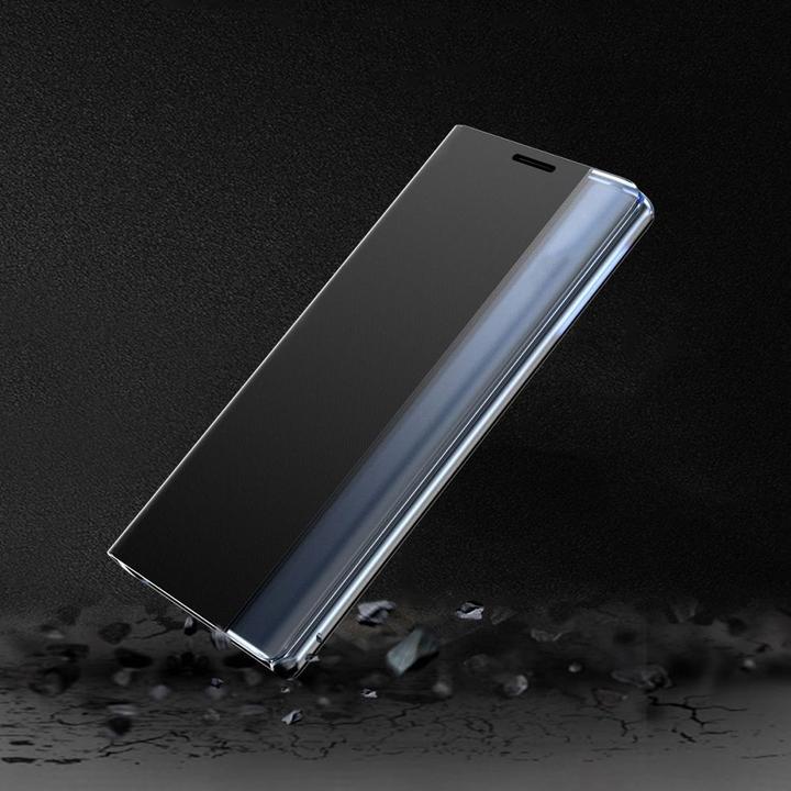 Produktbild Hurtel Sleep Case Booktype Case Smart Schutzhülle Aufklappbare Hülle für iPhone 13 Pro blau (Apple iPhone 13 Pro)