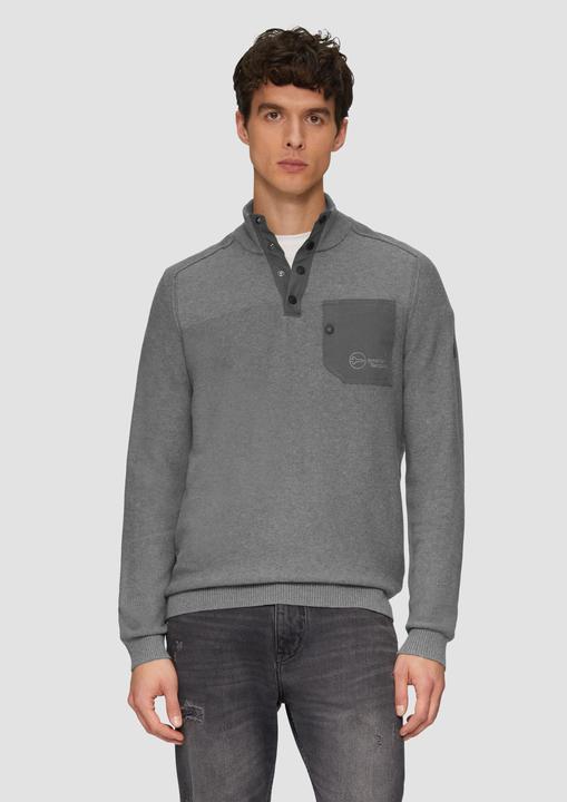 Immagine prodotto S.Oliver Strickpullover Sportiver Strick-Troyer im Fabricmix (L)