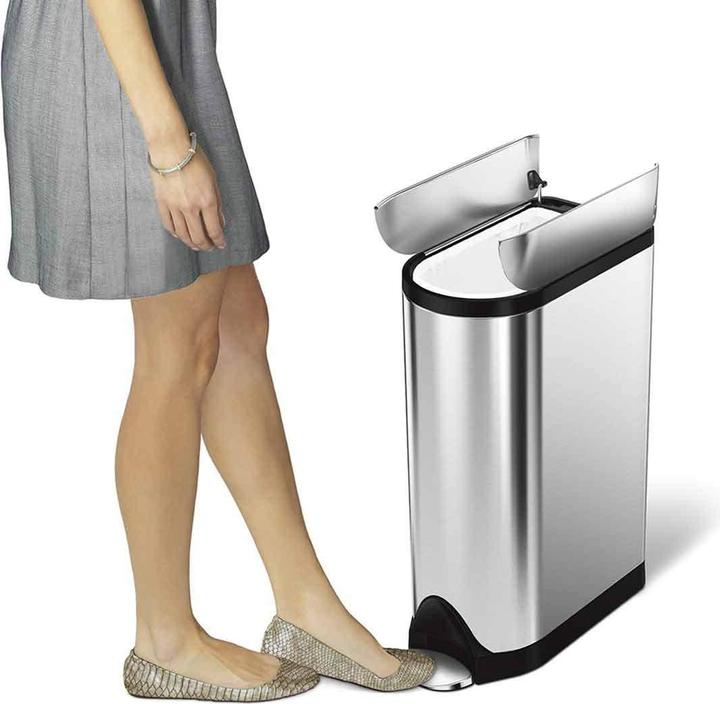 Actual product image Simplehuman Butterfly pedal bin (18 l)