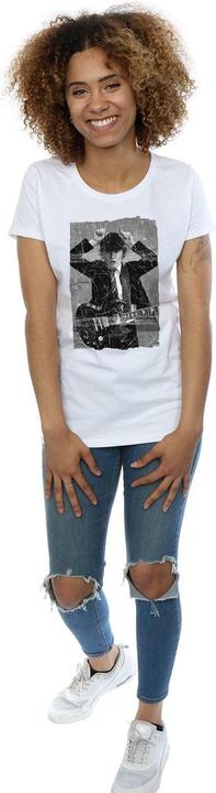 Produktbild AC/DC Angus Young Distressed Foto TShirt aus Baumwolle (M)