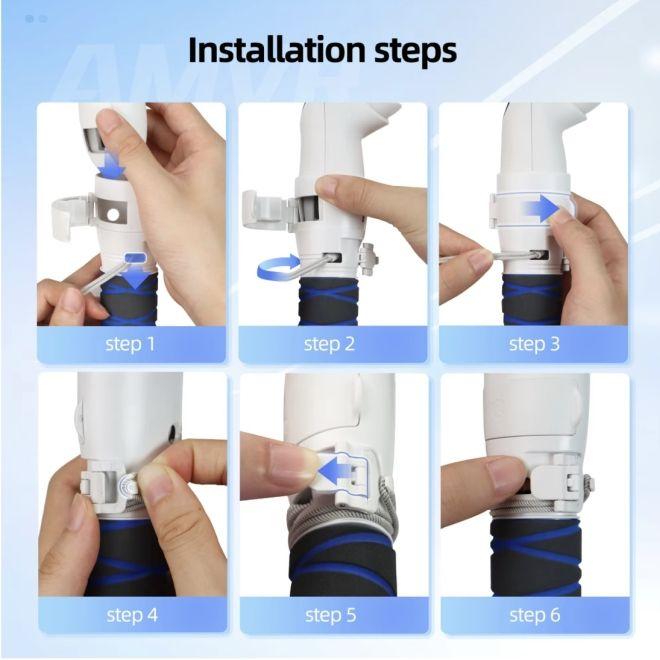 Immagine prodotto AMVR Meta Quest 3 / 3S Controller Silikon Grip Griffverlängerung