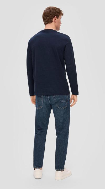 Produktbild s.Oliver T-Shirt Langarmshirt mit Logo-Print (S)