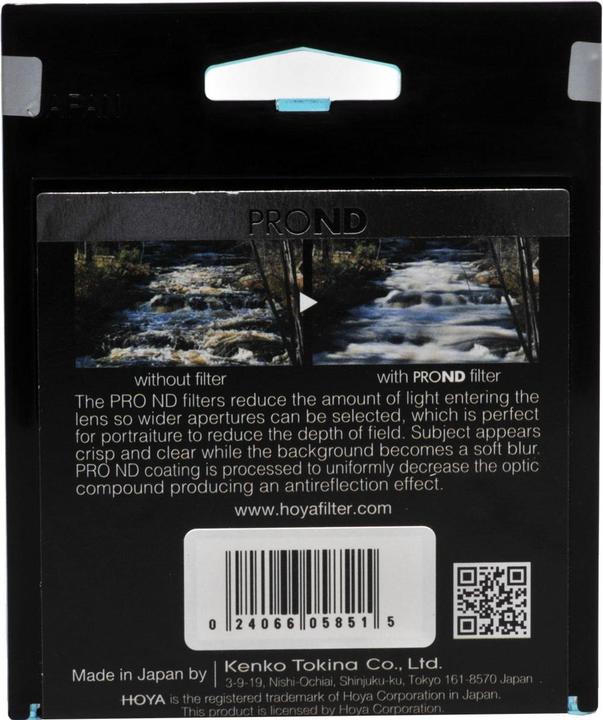 Immagine prodotto Hoya Pro ND32 Filter (58 mm, Filtri grigi, 58 mm)