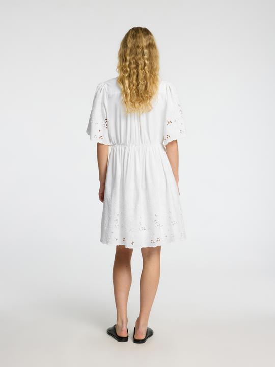 Actual product image Selected Slfdahlia Ss Short Broderi Dress Noos (36)