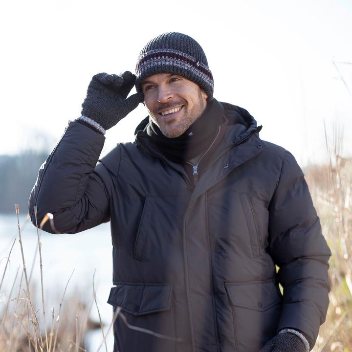 Produktbild Heat Holders Warm Wintermütze Stricken | Thermo Beanie Mütze Gestreift