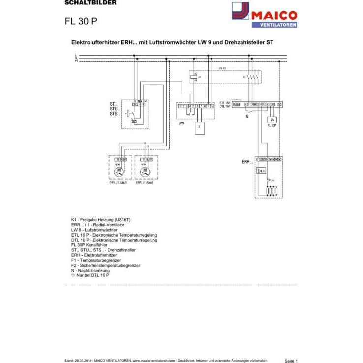 Thumbnail - Maico FL 30 P, Zubehör Heizen