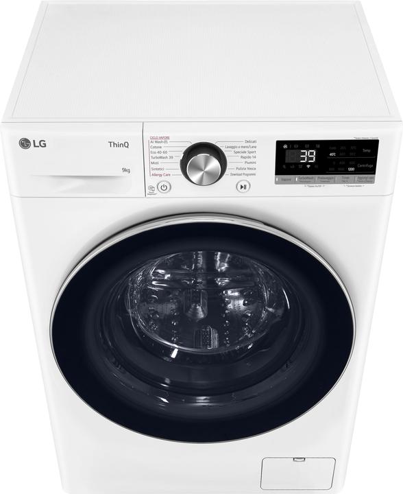 Actual product image LG F2R7S09TSWC (9 kg, Left)