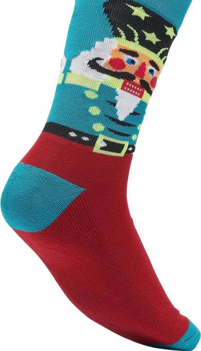 Immagine prodotto Urban Classics Christmas Nutcracker Socks 3-Pack (confezione da 3, 35 - 38)