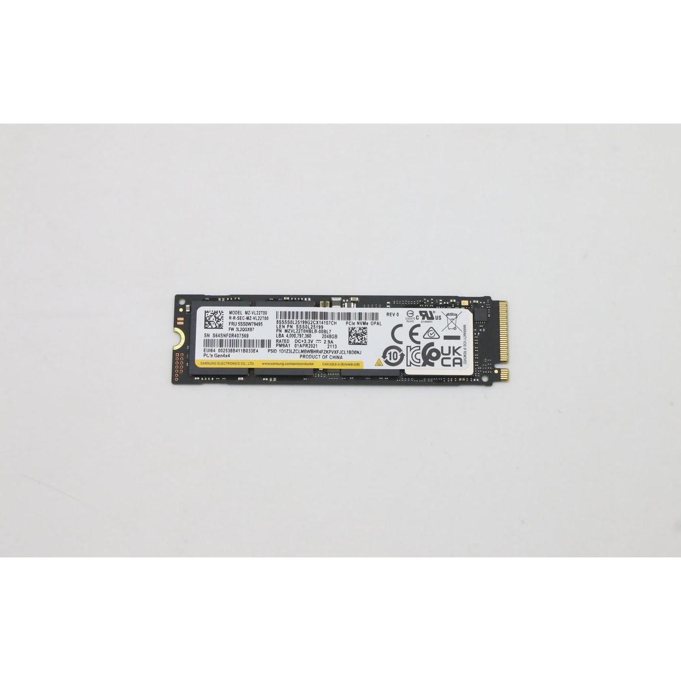 Lenovo Ssd asm (2000 GB, M.2 2280), SSD