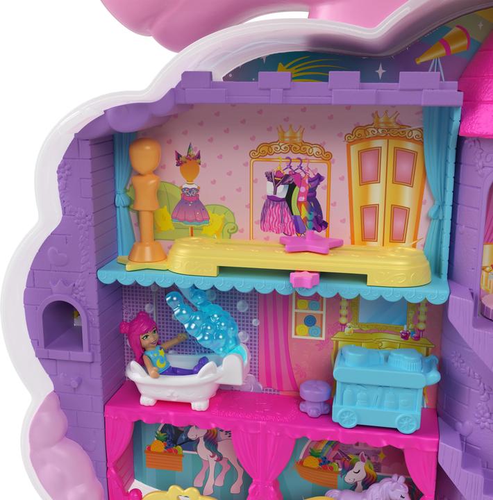 Produktbild Polly Pocket Einhorn Haarspiel Schatulle