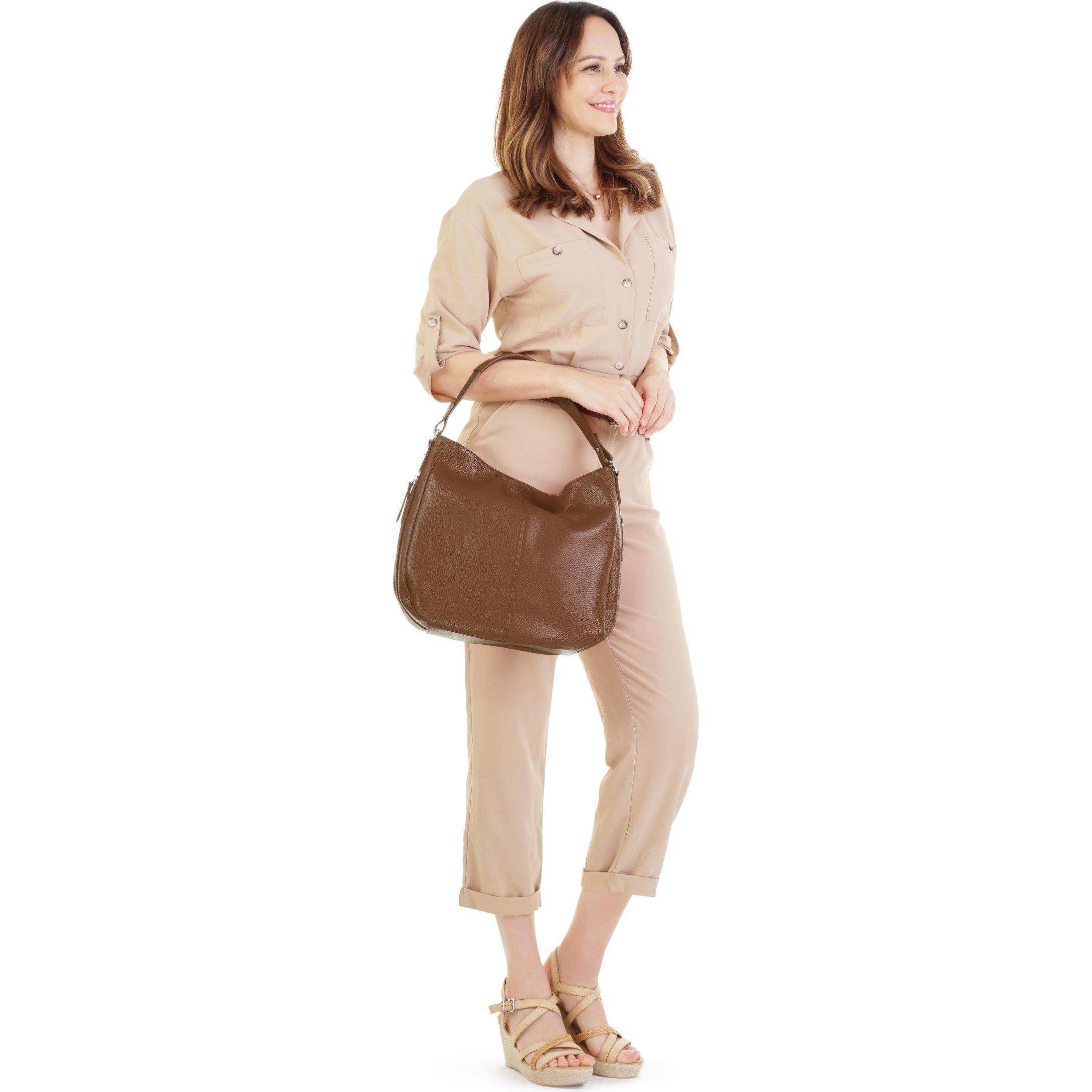 Thumbnail - Cluty, Tasche, Shopper, Braun