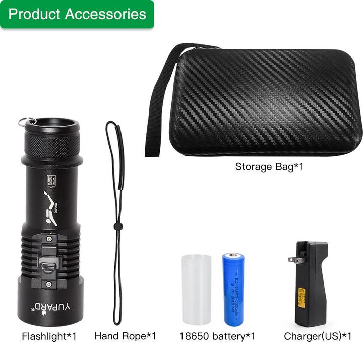 Image du produit Seafrogs MK-A 29 Diving Torch (Black)