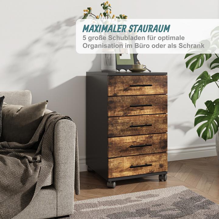 Produktbild Relaxdays Rollcontainer (40 x 40 x 69 cm)