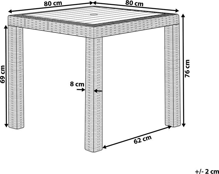 Actual product image Beliani Fossano (80 cm)