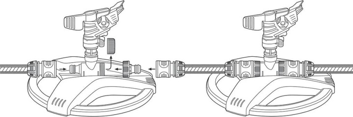 Image du produit Gardena Arroseur canon sur traîneau Premium (Arroseur circulaire)