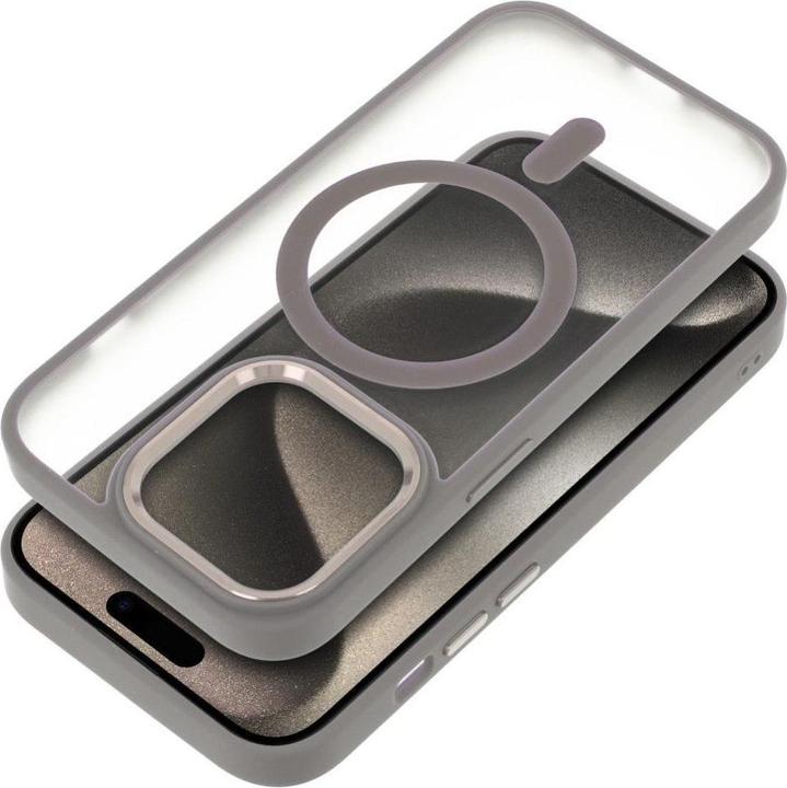 Image du produit OEM Back panel cover MATTE MAG COVER case compatible with MagSafe for IPHONE 17 Pro titanium (Apple iPhone 17 Pro)