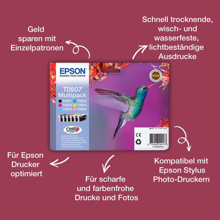Produktbild Epson T0801 Claria Photographic (BK)