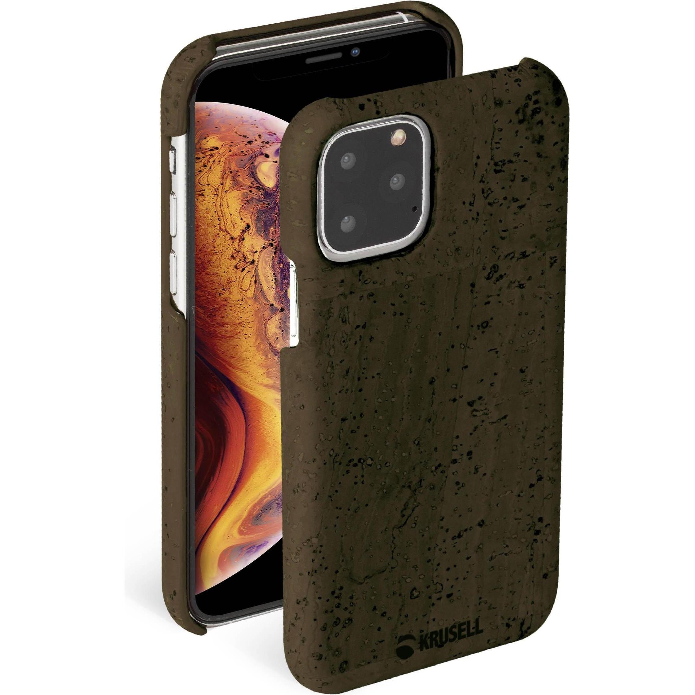 Krusell Birka Cover Apple iPhone 11 Pro dark ruda (Apple iPhone 11 Pro), Smartphone Hülle, Schwarz