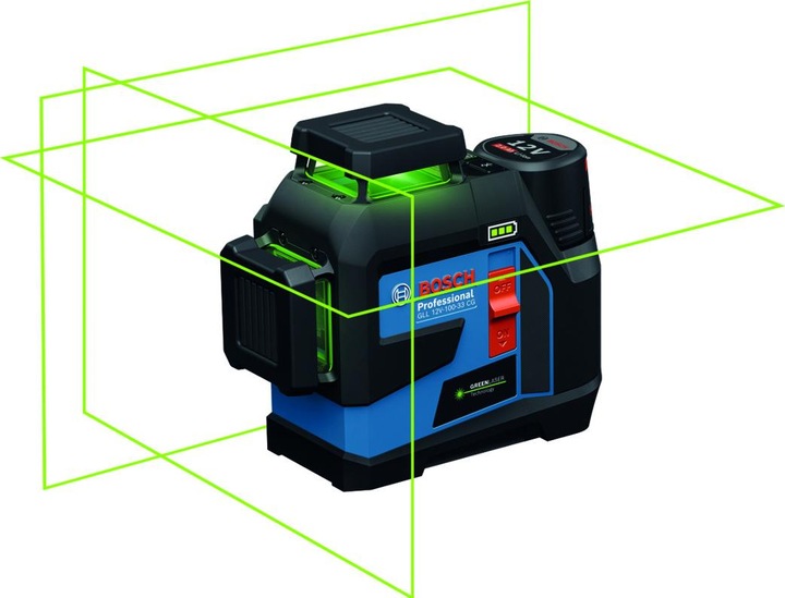 Actual product image Bosch Professional Bosch Linienlaser GLL 12V-100-33 CG, LB10, DK20