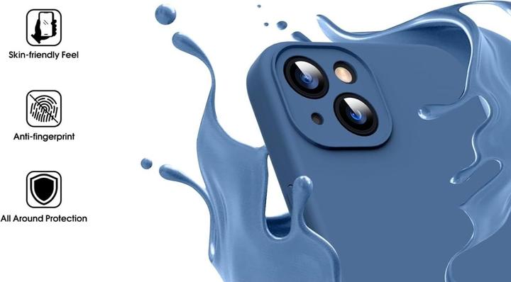 Actual product image Screenguard Apple iPhone 15 Plus Liquid Silicone Camera Protector Case (Apple iPhone 15 Plus)