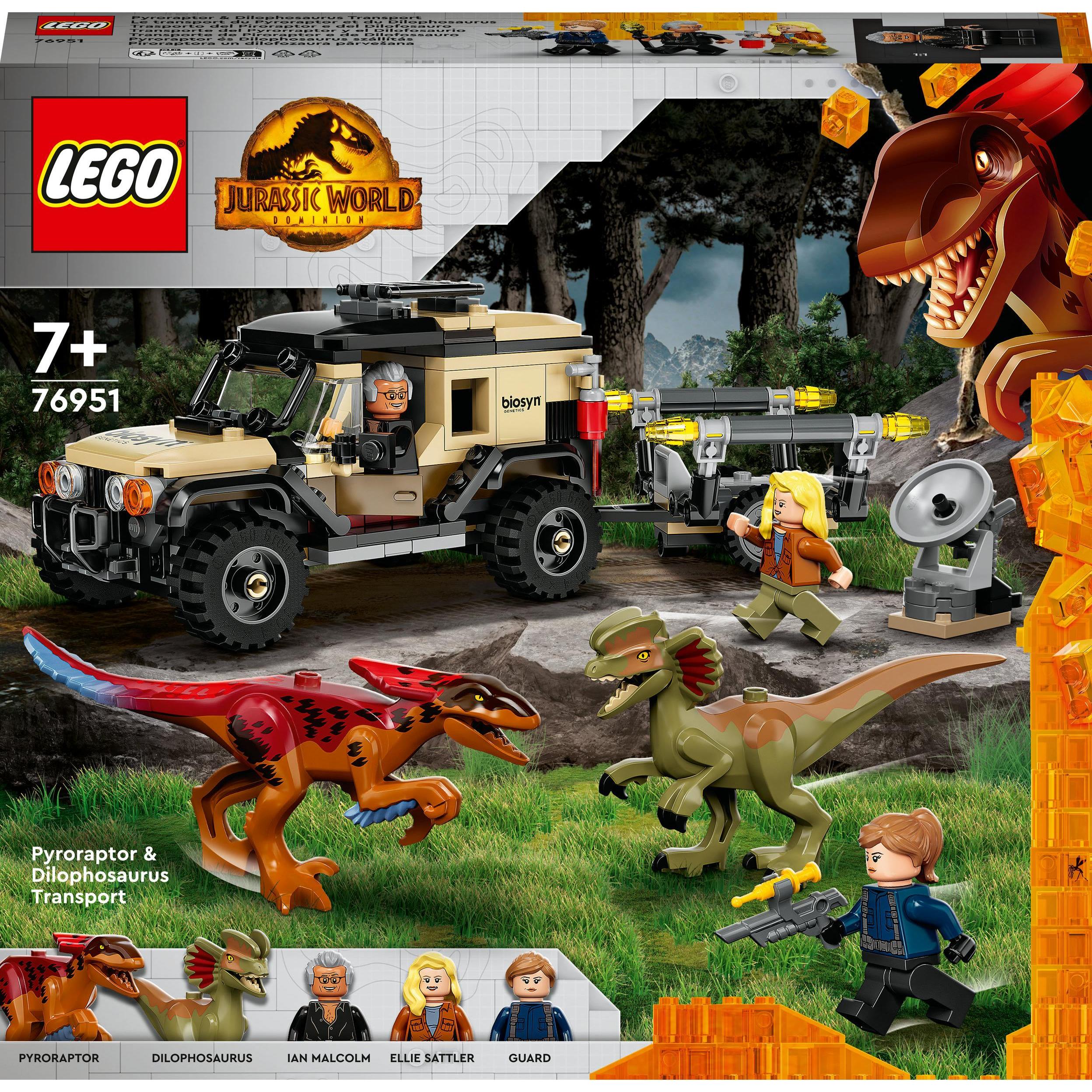 LEGO Pyroraptor & Dilophosaurus Transport (76951, LEGO Seltene Sets, LEGO Jurassic World)