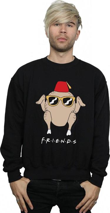 Actual product image Friends Mens Sunglasses Turkey Sweatshirt (S)