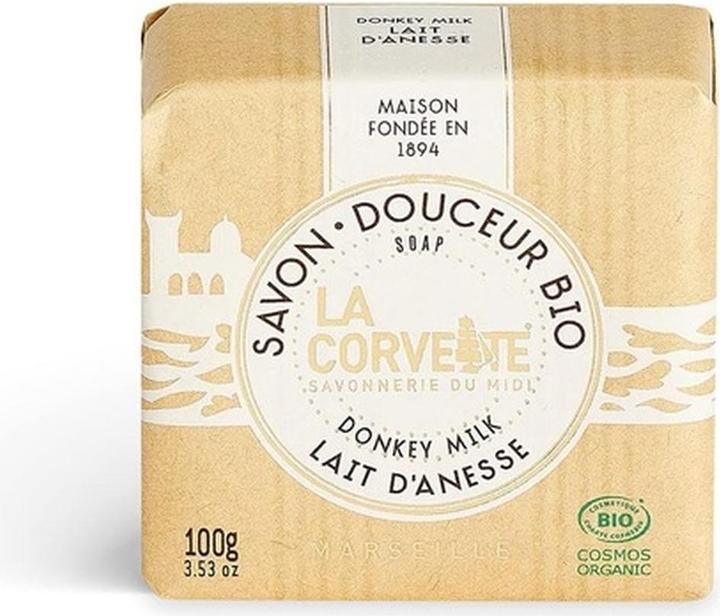 Actual product image La Corvette douceur bio lait d'ânesse solid (Soap lotion)