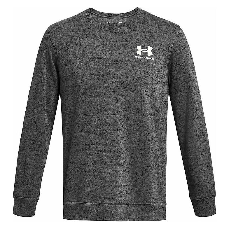 Under Armour, Herren, Pullover, Sweater Ua Rival French Terry Crew, Grau, (M)