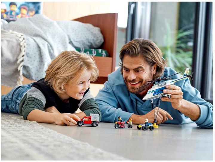 Productafbeelding LEGO Achtervolging met de politiehelikopter (60243, LEGO Stad)