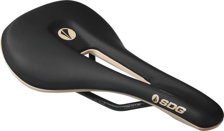 Sdg Bel-Air 3.0 Overland zadel, Lux-Alloy, 7x7mm, zwart/bruin