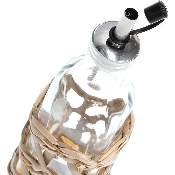 Thumbnail - Zeller Present, Ölspender + Essigspender, Essig-/Ölflasche "Boho", 190 ml, Glas (150 ml)