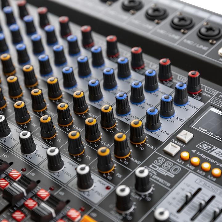 Produktbild Power Dynamics PDM-T1204 - 12-kanaals mengpaneel Bluetooth, DSP, mp3 en USB audio interface (Studio- und Livemixer)