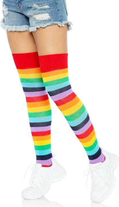 Actual product image Leg Avenue Rainbow stockings (One size)