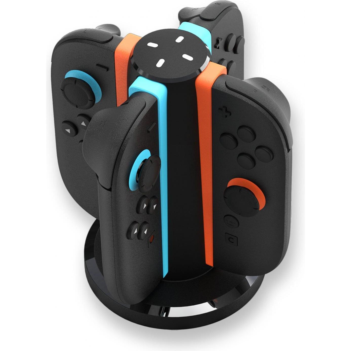 ready2gaming Caricabatterie Switch 2 4in1 (Switch 2), Accessori per controller gaming, Nero