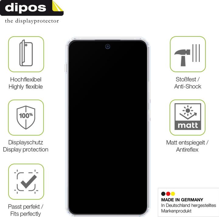 Produktbild Dipos Full Cover Schutzfolie Matt (1 Stk., OnePlus Nord 4)
