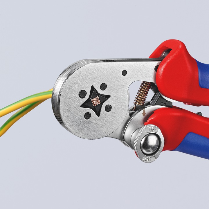 Image du produit Knipex Pince à sertir auto-ajustable pour embouts de câble (180 mm)
