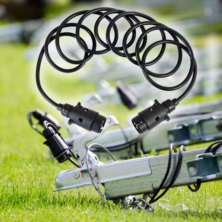 Actual product image Wiltec 7-pole extension cable