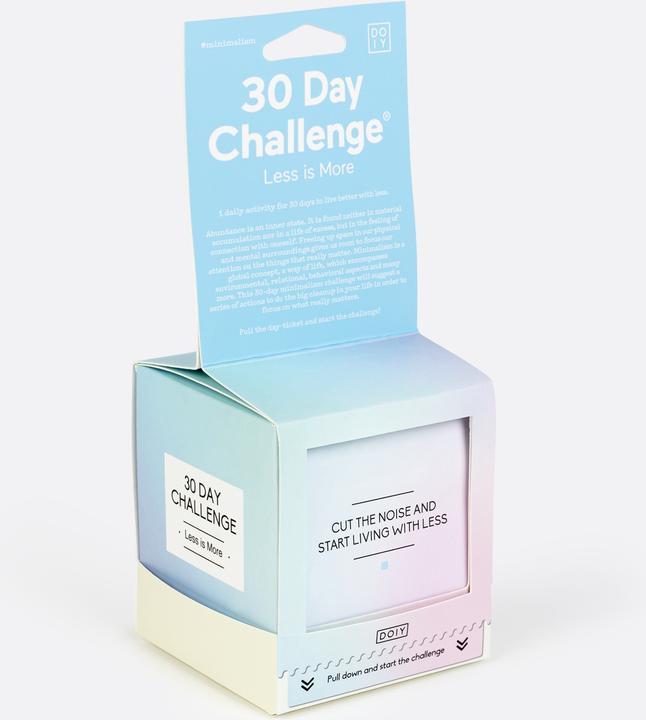Doiy 30 Day Challenge Box Less is More