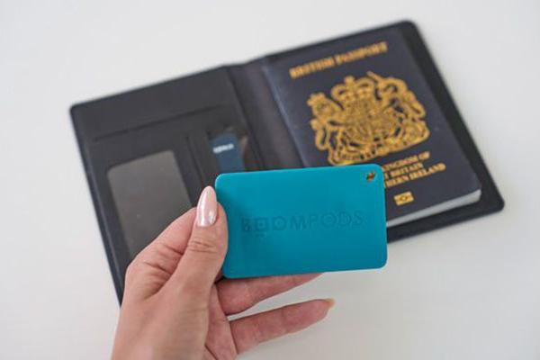 Image du produit Boompods Boomcard rechargeable Ocean Blue (Android, iOS)