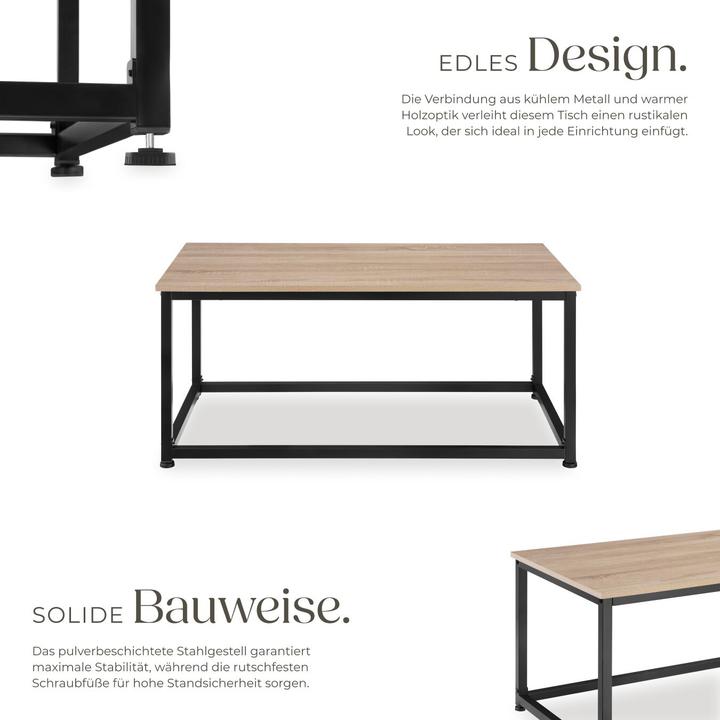 Image du produit tectake Table d’appoint Lynch 100x55x45,5cm