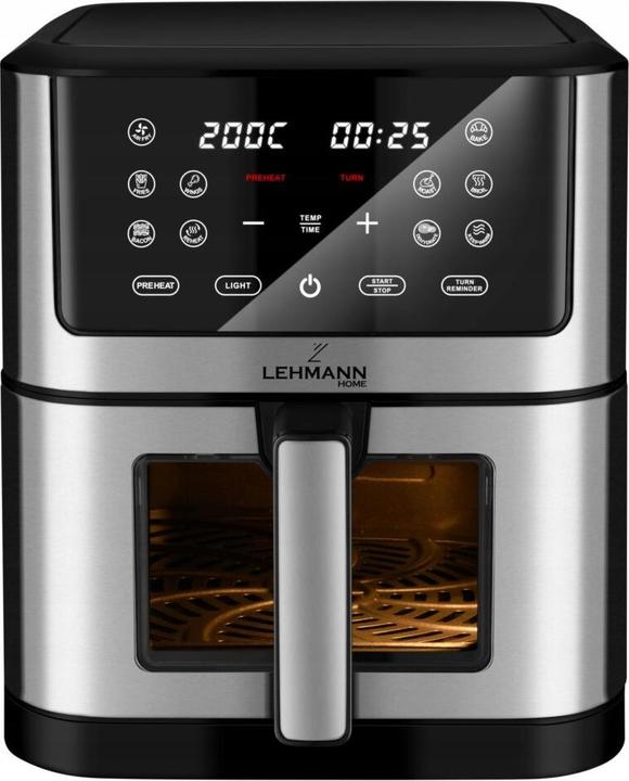 Produktbild Lehmann Heissluftfritteuse Air Fryer ‎LHODF-1435 mit Sichtfenster, 12 Programmen & Timer