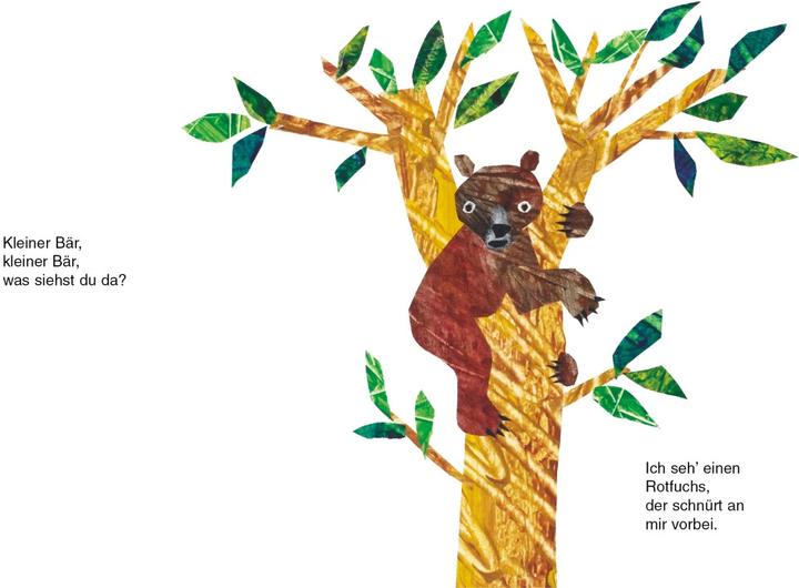 Produktbild Kleiner Bär, kleiner Bär, was siehst du da? (Deutsch, Bill Martin Jr., Edmund Jacoby, Eric Carle, 2007)