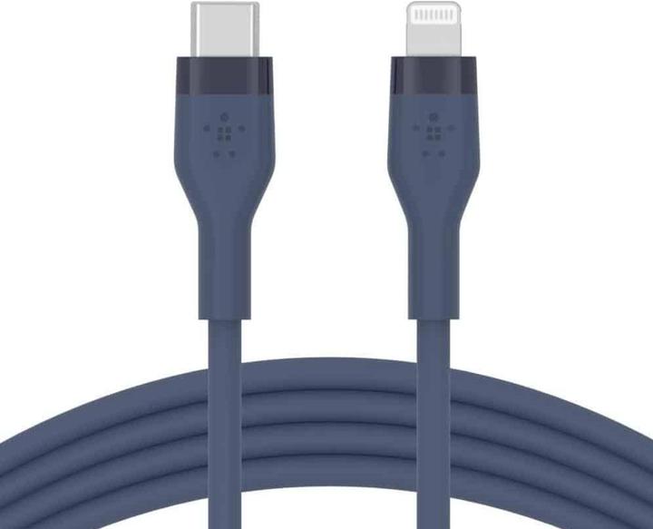 Produktbild Belkin USB-C - Lightning USB Cable 3m Blue (CAA009BT3MBL) (3 m, USB 2.0)