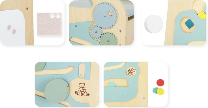 Image du produit Montessori Lernturm XL - Multifunktionaler Helferturm 5-in-1 - Minze ® by Busy Kids®