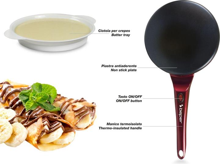 Productafbeelding Beper Pannenkoekenmaker BT.710Y