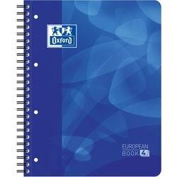 Actual product image Oxford School A4+ Polypropylene Cover Twin Wire 4 Holes Projectbook Ruled 240 Pages Blue Scribzee® Compatib (A4, Lined, Soft cover)