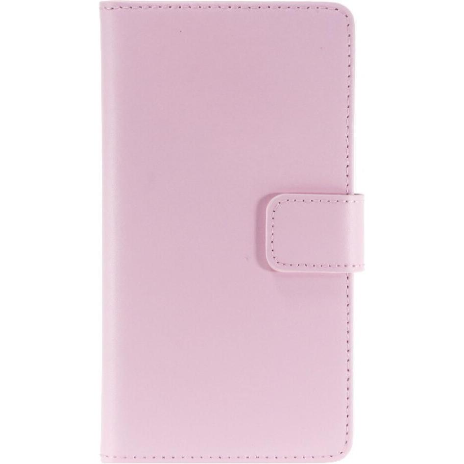 OEM Slim Leather Book Case for Galaxy Note 4 - pink 4250710555796 (Samsung Galaxy Note 4), Smartphone Hülle, Pink
