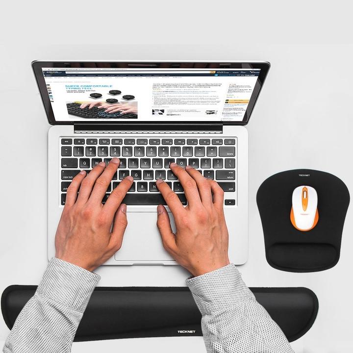 Produktbild Deltalabs Ergonomische Mausmatte und Tastatur Handballenauflage