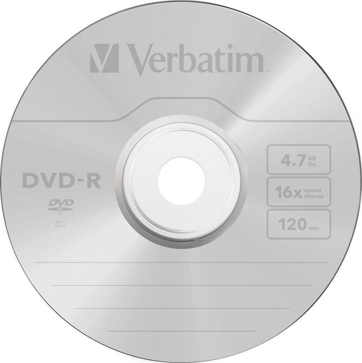 Produktbild Verbatim DVD-R Slim 4.7Gb (1 x)
