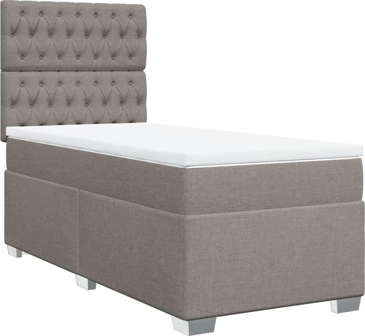 Image du produit VidaXL Bo x lit de saut avec matelas 120 x 190 cm Tissu (120 x 190 cm)